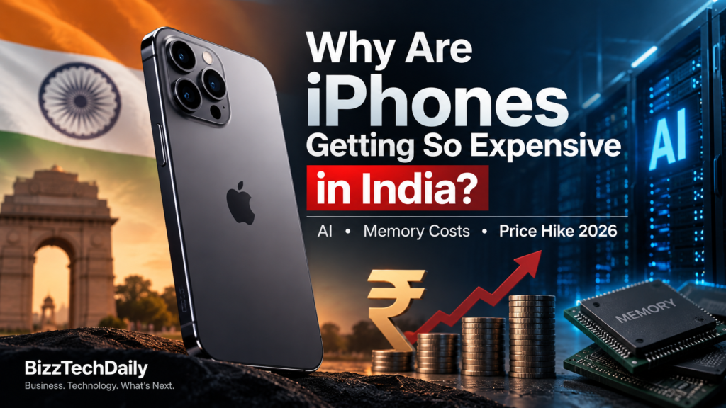 iPhone price hike in India 2026 driven by AI memory costs