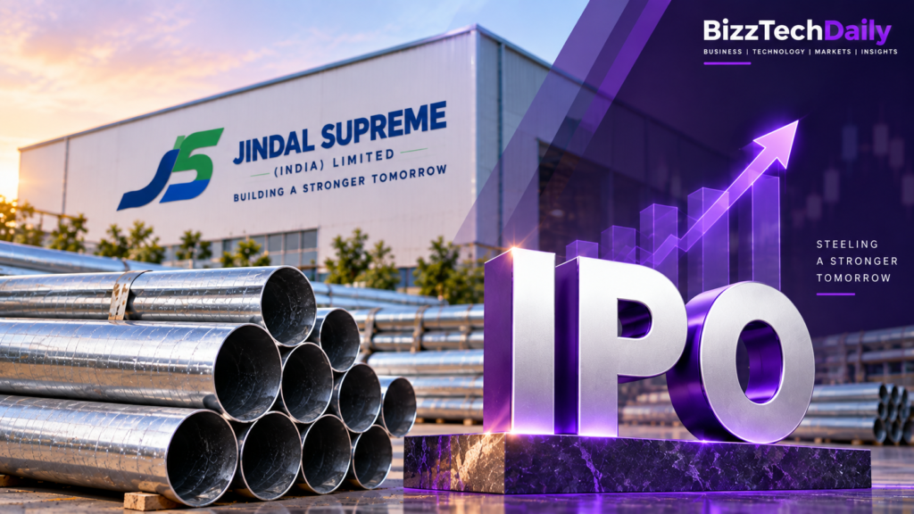 Jindal Supreme IPO 2026 price band GMP and listing details infographic