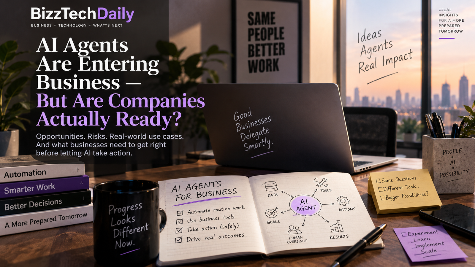 How AI agents work in business by connecting workflows, tools and human oversight